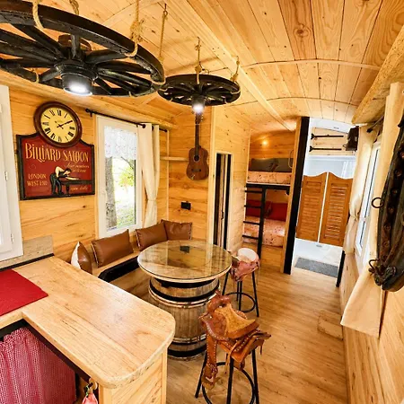 营地 Roulotte Cowboy - Tiny House Insolite